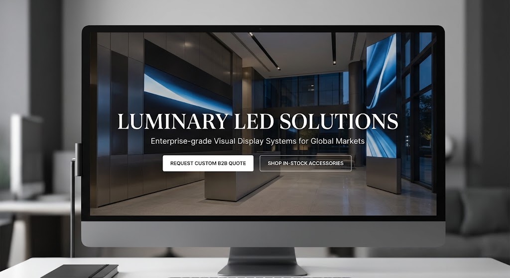 工业级 LED 显示屏 Shopify 独立站 · B2B/DTC 混合架构 MVP